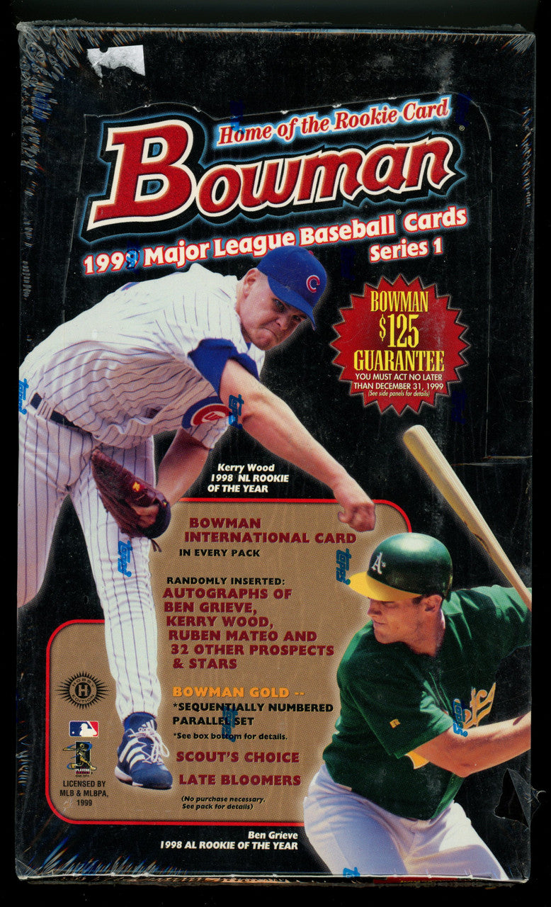 1999 Bowman Series 1 Baseball Hobby Box Factory Sealed