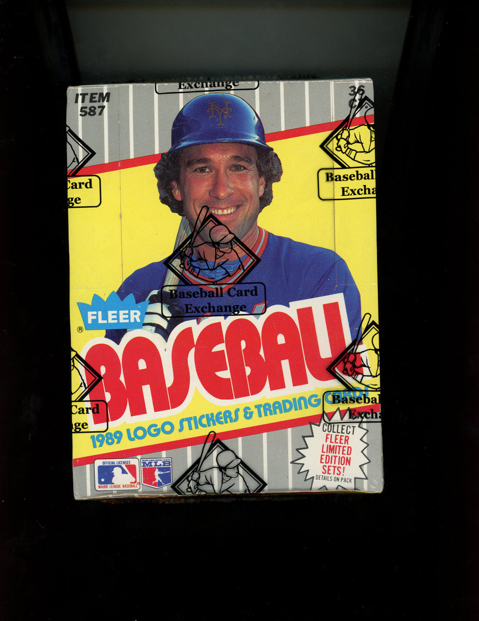 1989 Fleer Baseball Wax Box BBCE Wrapped and Sealed