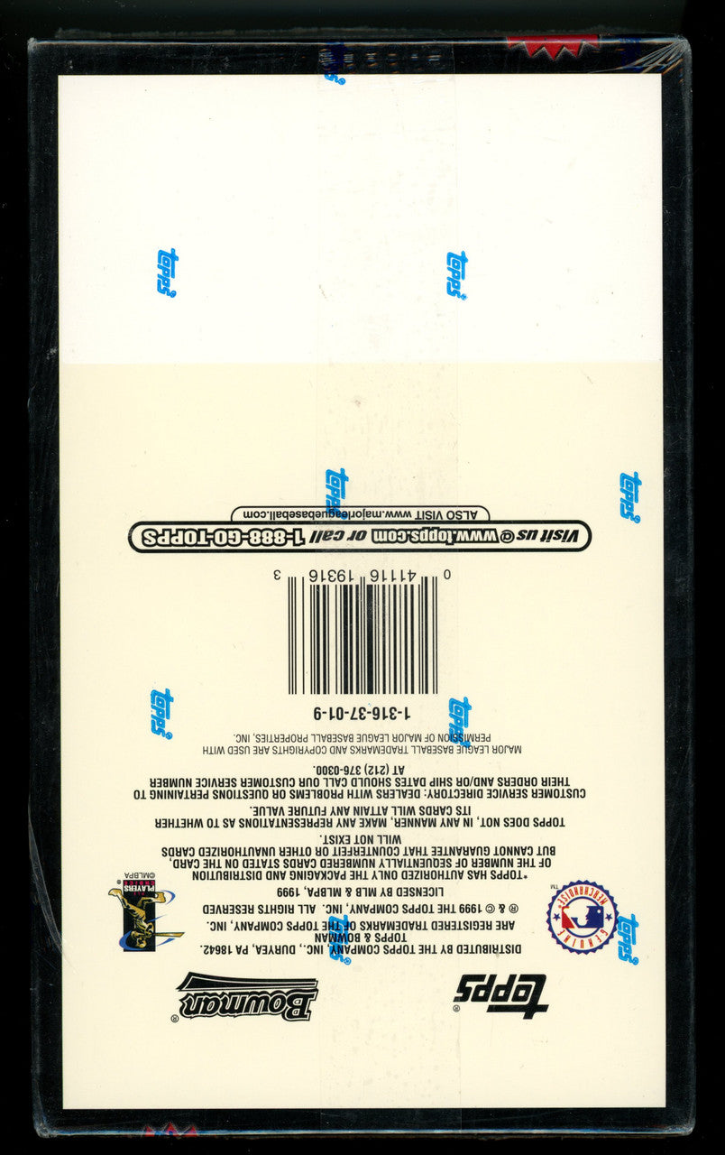1999 Bowman Series 1 Baseball Hobby Box Factory Sealed