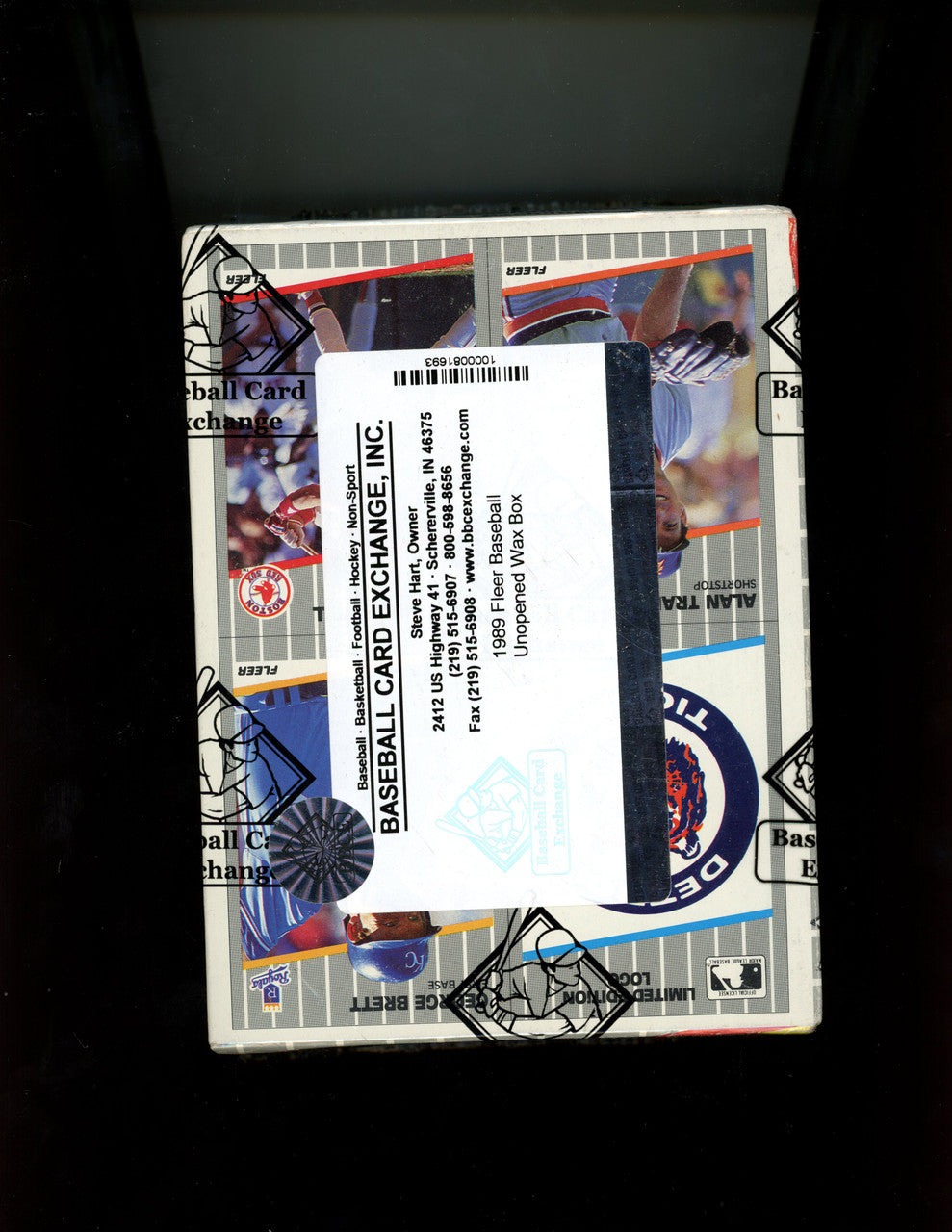 1989 Fleer Baseball Wax Box BBCE Wrapped and Sealed