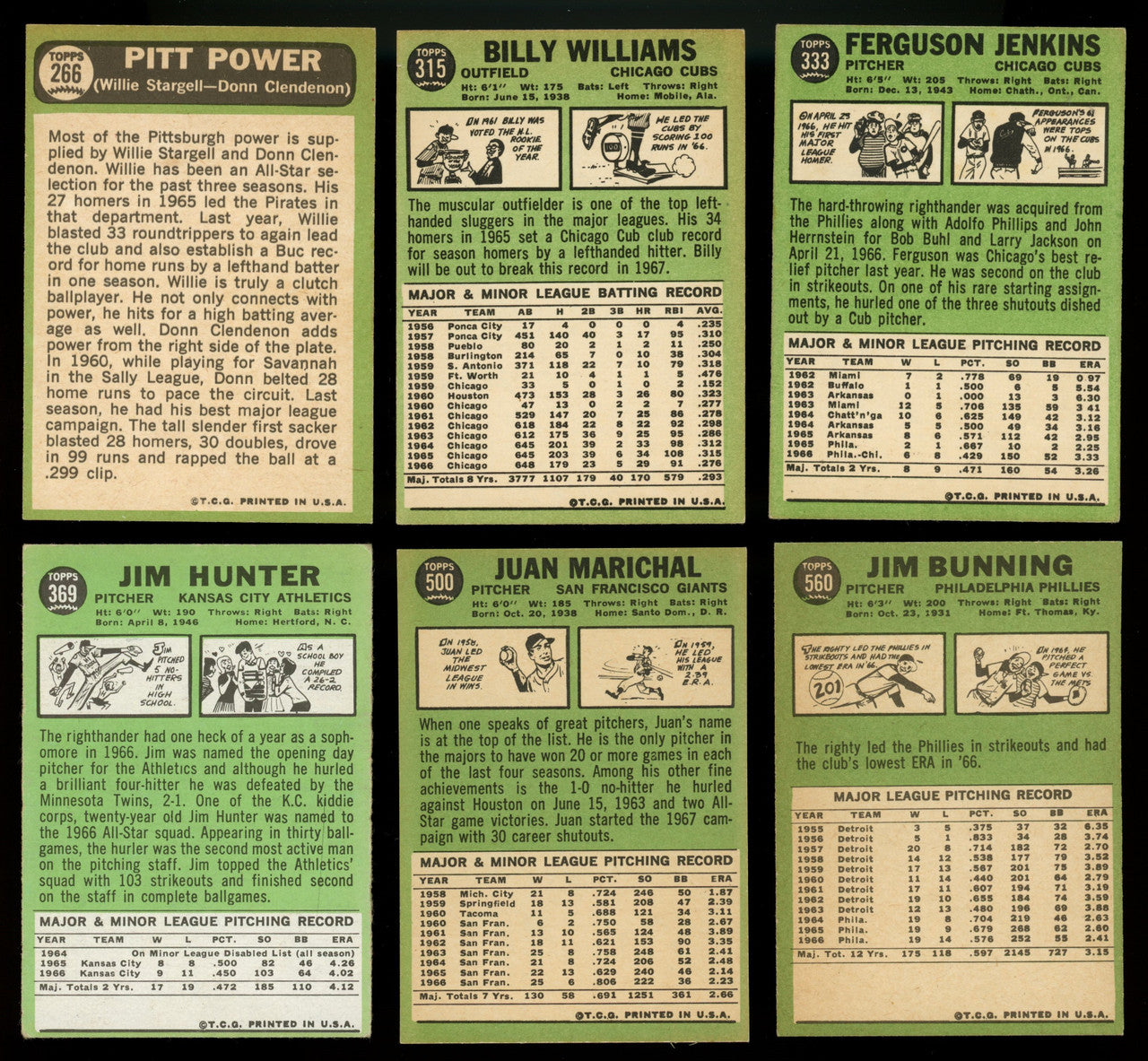 1967 Topps Baseball Lot of 215 Different w/ Stars VG/EX Overall