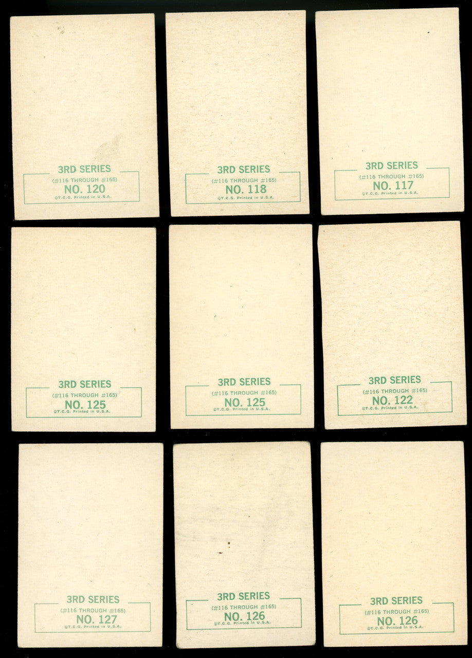1964 Topps Beatles 3rd Series 35/50 Card Lot with 20 Duplicates VG-EX