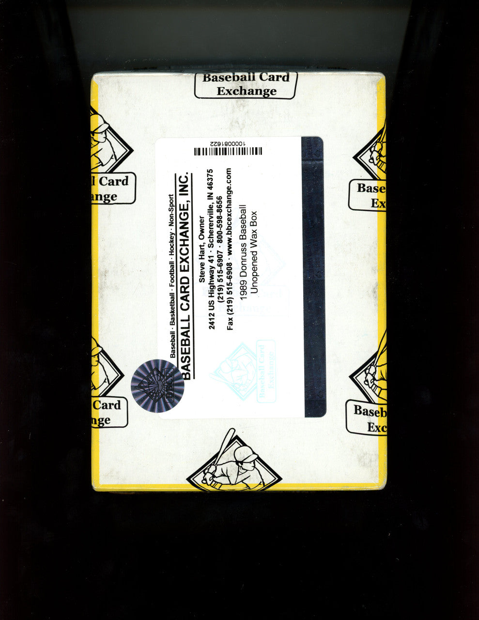 1989 Donruss Baseball Wax Box BBCE Wrapped Sealed