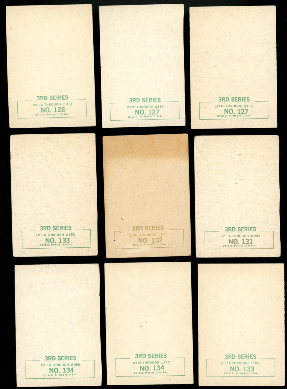 1964 Topps Beatles 3rd Series 35/50 Card Lot with 20 Duplicates VG-EX