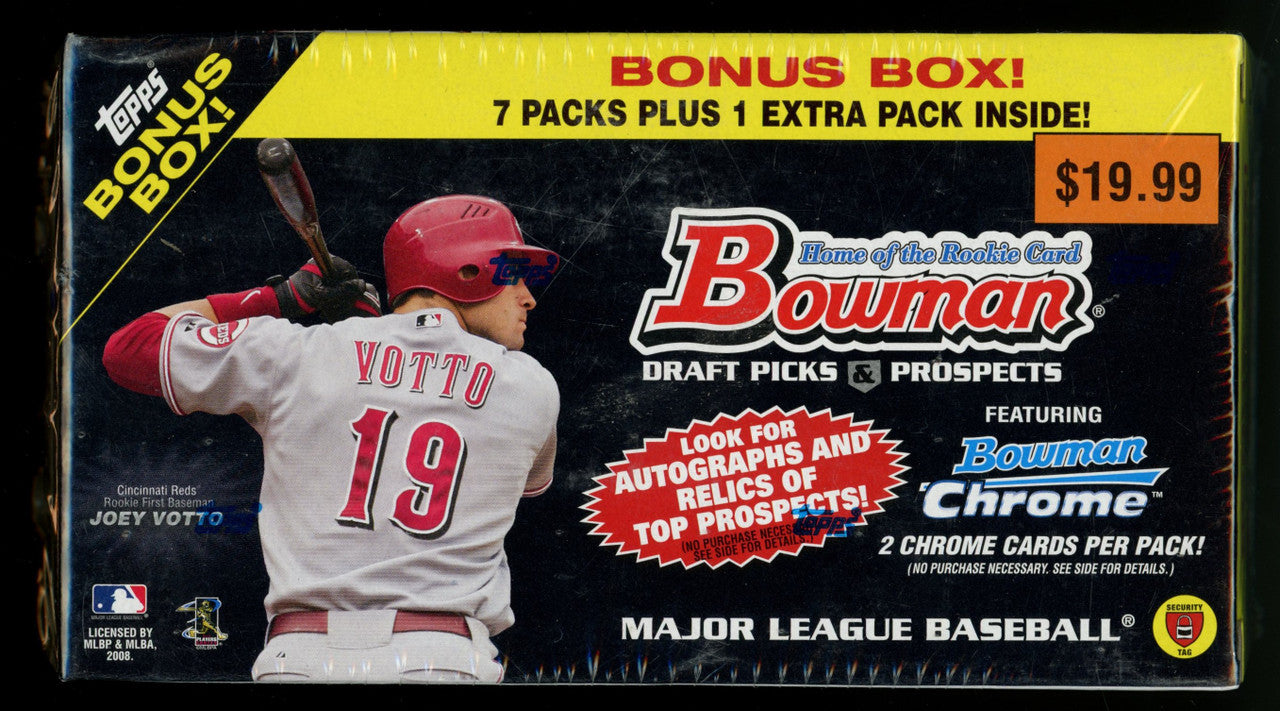 2008 Bowman Draft Baseball Blaster Box Factory Sealed