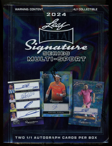 2024 Leaf Metal Signature Series Multi-Sport Hobby Box