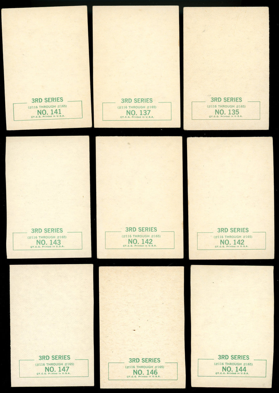 1964 Topps Beatles 3rd Series 35/50 Card Lot with 20 Duplicates VG-EX