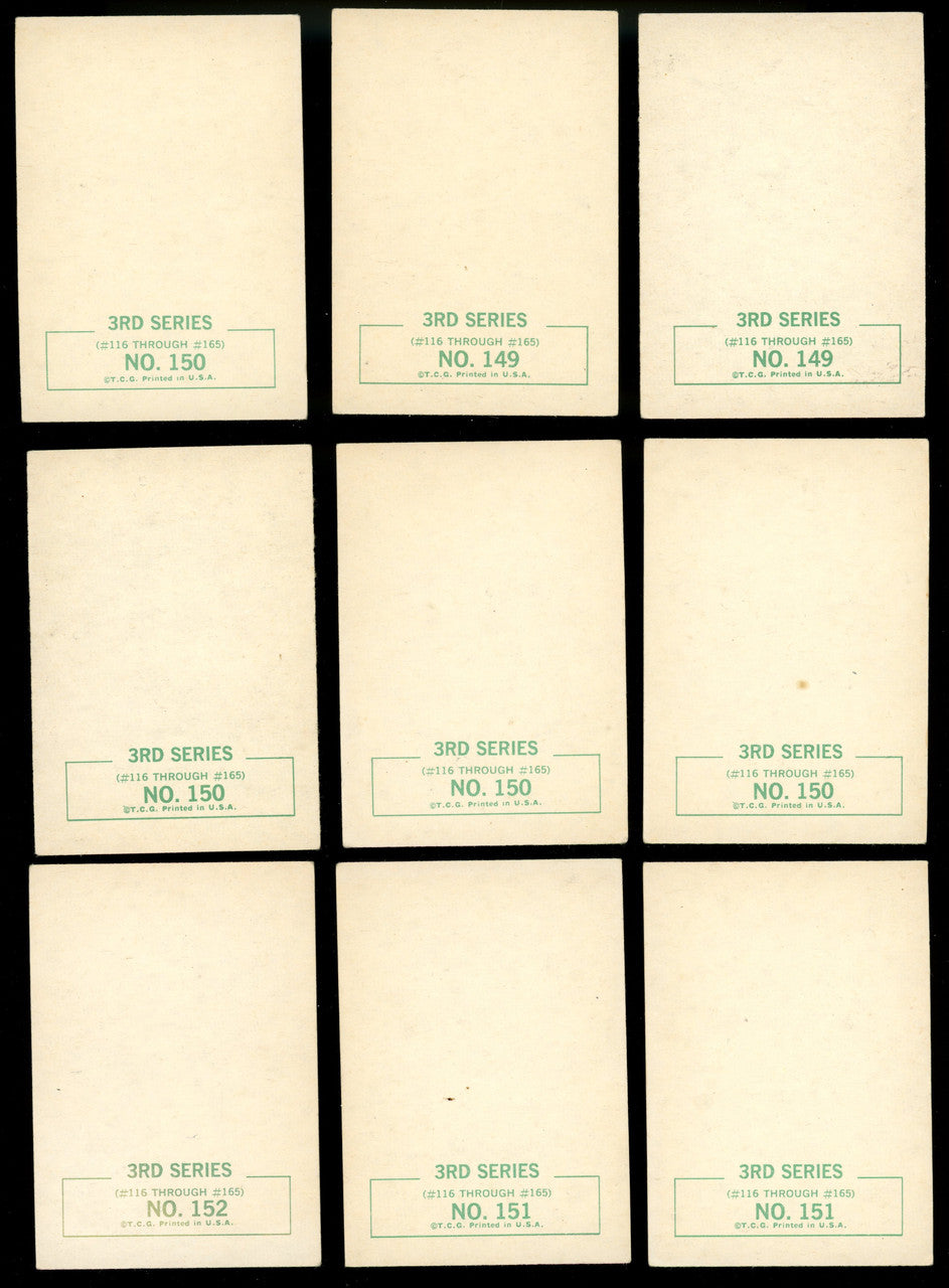 1964 Topps Beatles 3rd Series 35/50 Card Lot with 20 Duplicates VG-EX