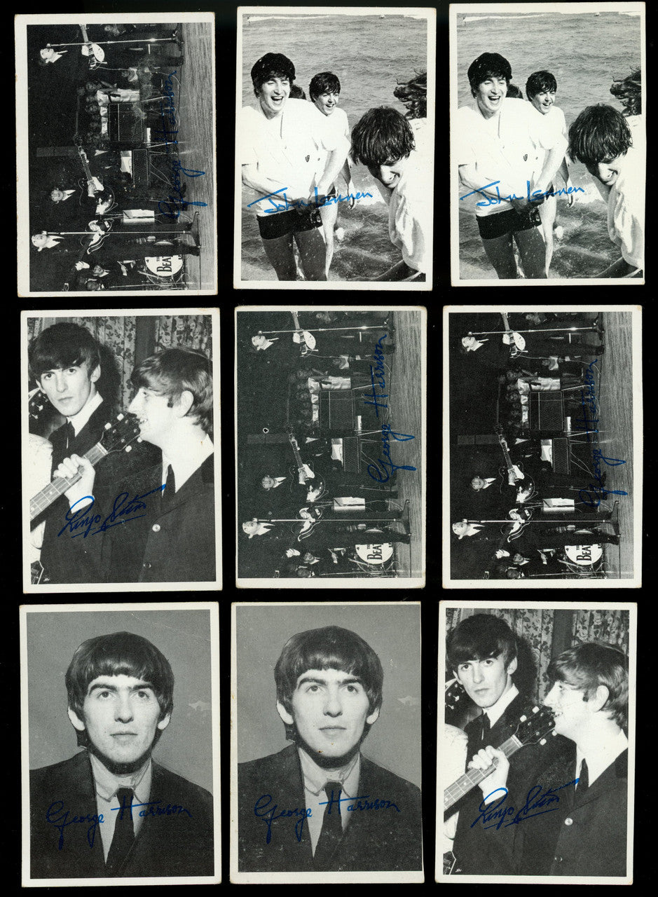 1964 Topps Beatles 3rd Series 35/50 Card Lot with 20 Duplicates VG-EX