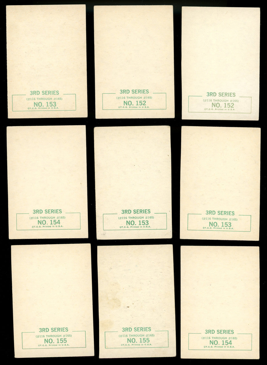 1964 Topps Beatles 3rd Series 35/50 Card Lot with 20 Duplicates VG-EX