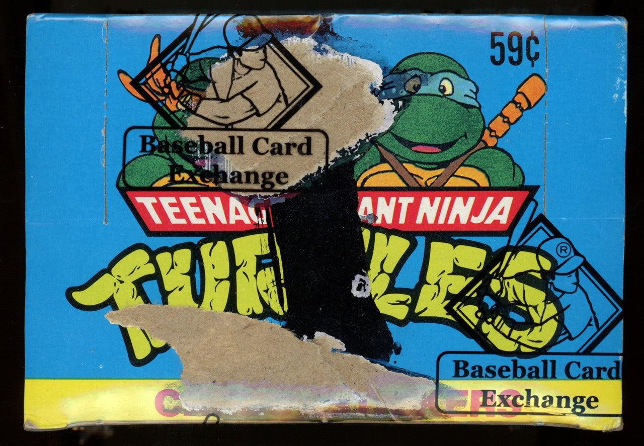 1989 Topps Teenage Mutant Ninja Turtles Cello Box BBCE Wrapped and Sealed