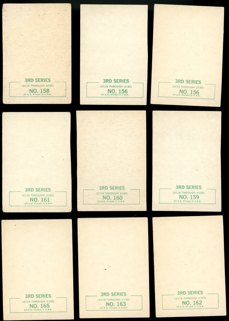 1964 Topps Beatles 3rd Series 35/50 Card Lot with 20 Duplicates VG-EX