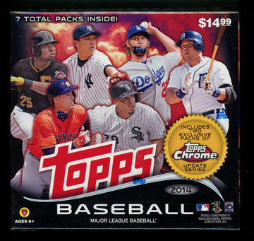 2014 Topps Update (Chrome) Baseball Mega Box Factory Sealed