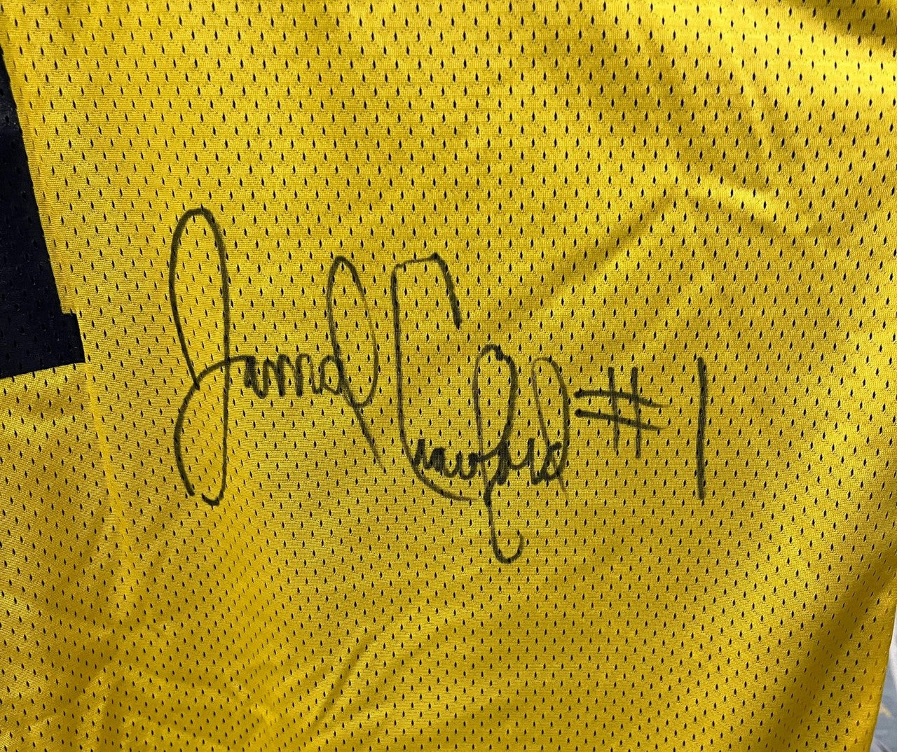 Jamal Crawford Signed Autographed Game Used Practice Jersey Michigan