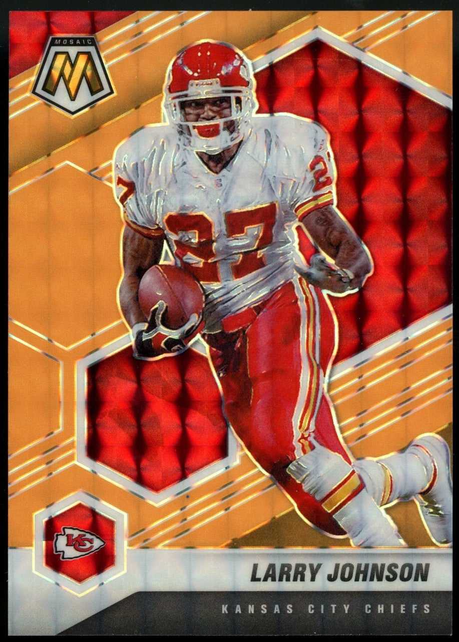 2021 Mosaic Larry Johnson Orange Fluoresence 15/25 #3