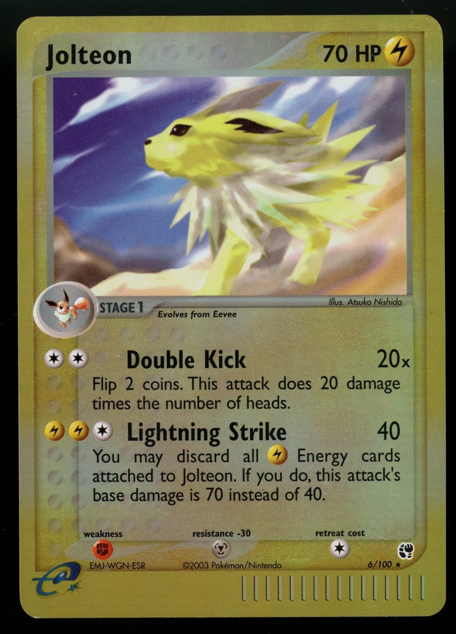 Pokemon Jolteon Sandstorm Reverse Holo #6/100