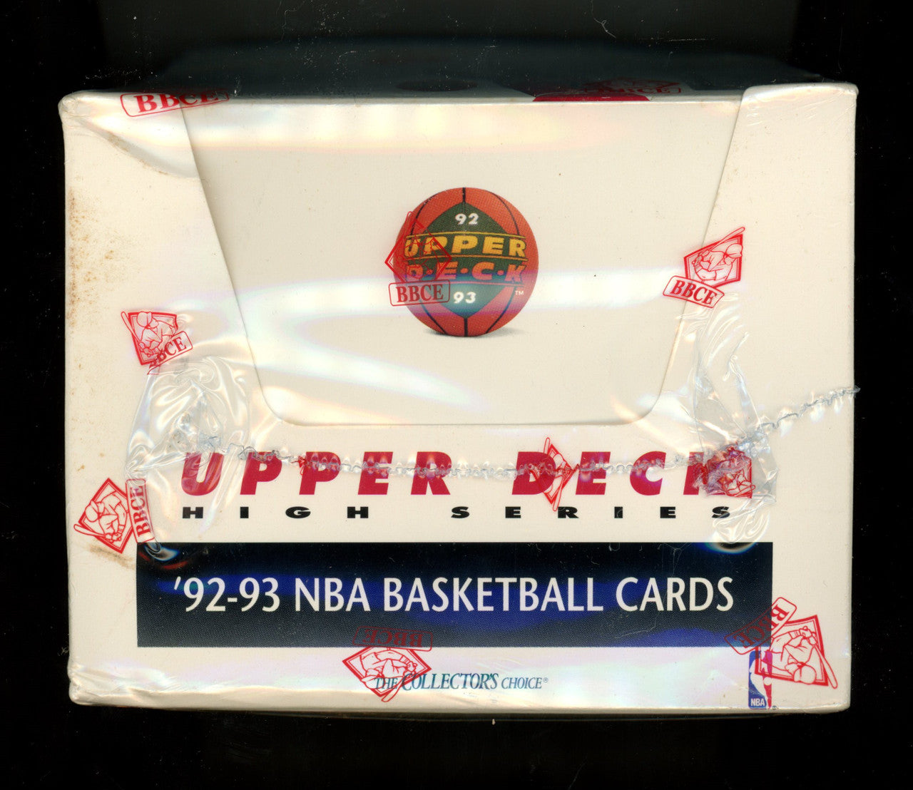 1992/93 Upper Deck High Series Basketball Jumbo Box BBCE Wrapped