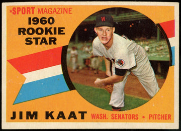 1960 Topps Jim Kaat RC #136 EX