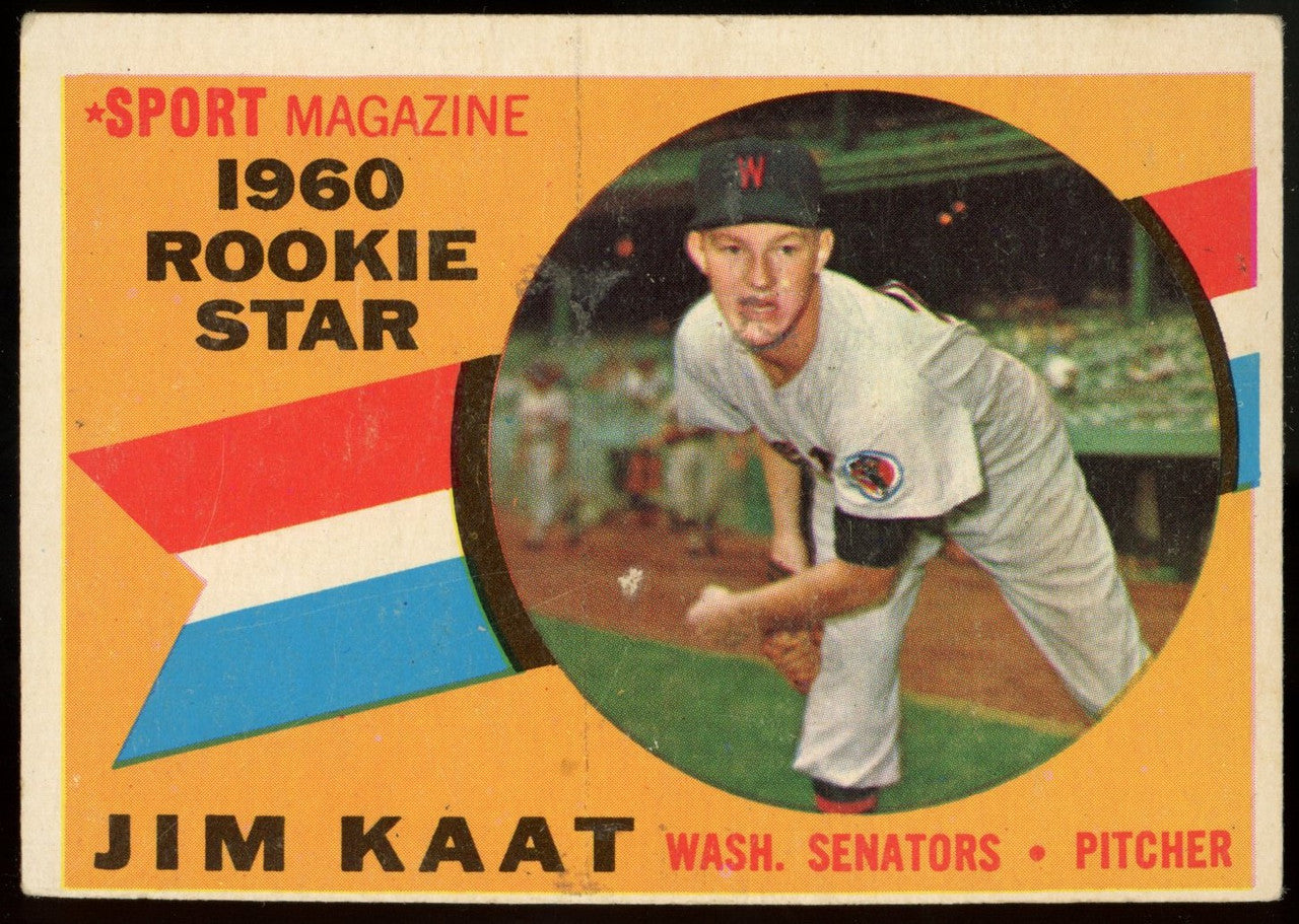 1960 Topps Jim Kaat RC #136 VG/EX