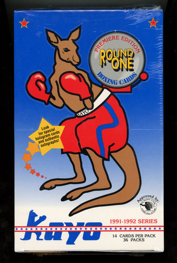 1991-92 Kayo Boxing Round One Factory Sealed Box