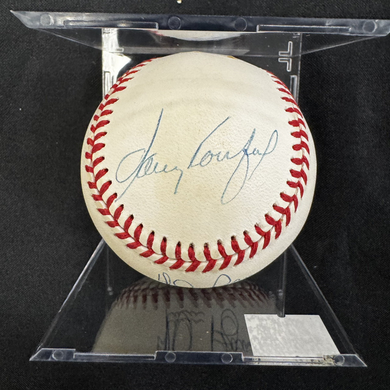 Sandy Koufax Nolan Ryan Bob Feller Signed Autographed Rawlings OAL Baseball JSA