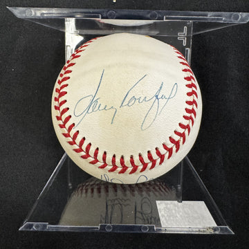 Sandy Koufax Nolan Ryan Bob Feller Signed Autographed Rawlings OAL Baseball JSA
