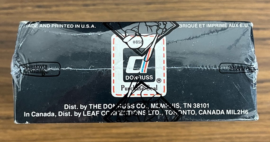1985 Leaf Baseball Wax Box BBCE Wrapped And Sealed