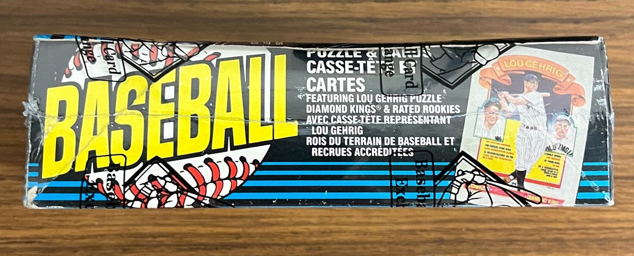 1985 Leaf Baseball Wax Box BBCE Wrapped And Sealed