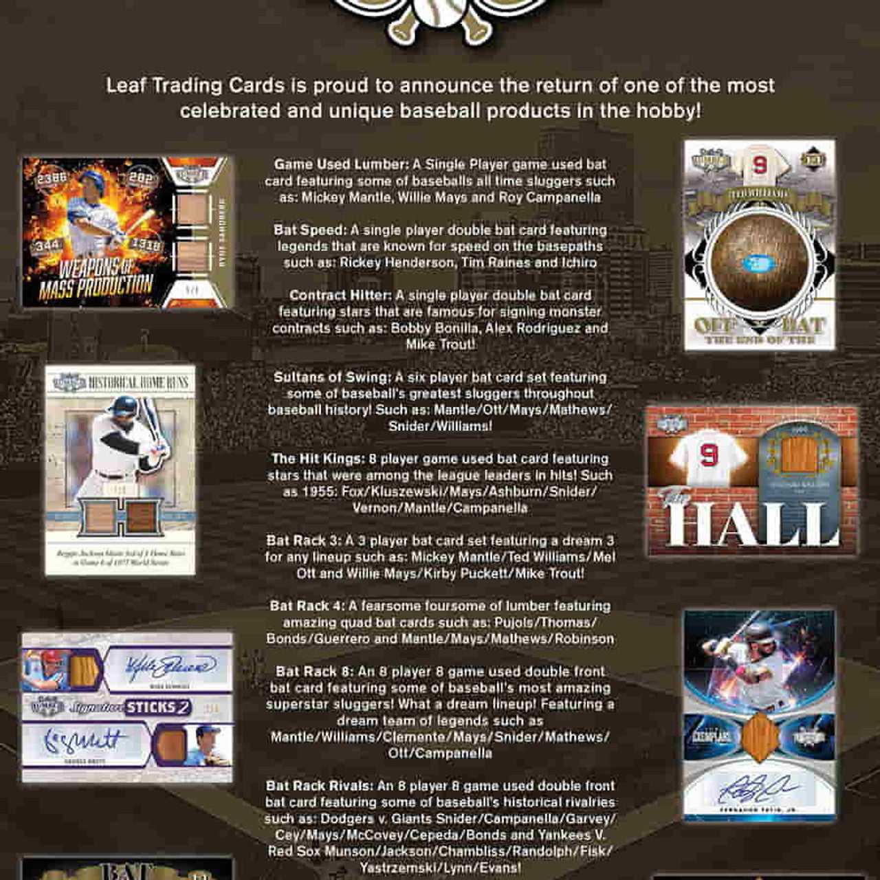 2022 Leaf Lumber Baseball Box
