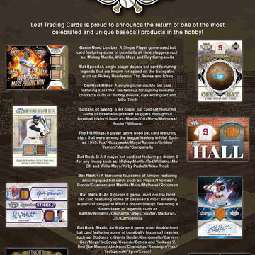 2022 Leaf Lumber Baseball Box
