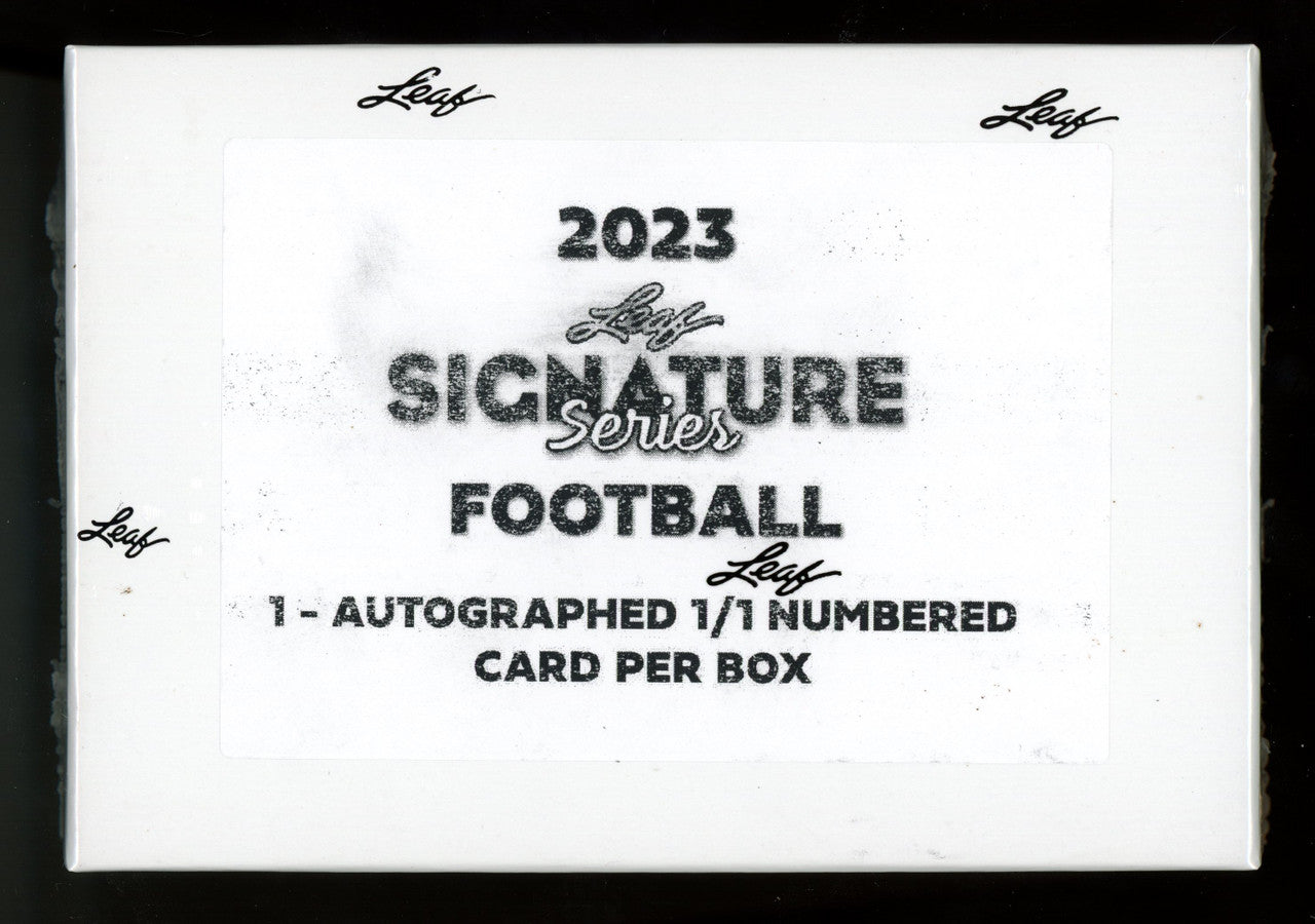 2023 Leaf Signature Series Football Hobby Box
