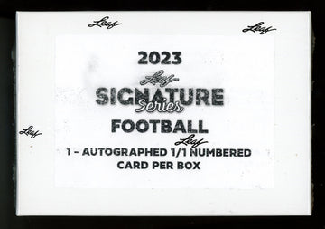 2023 Leaf Signature Series Football Hobby Box