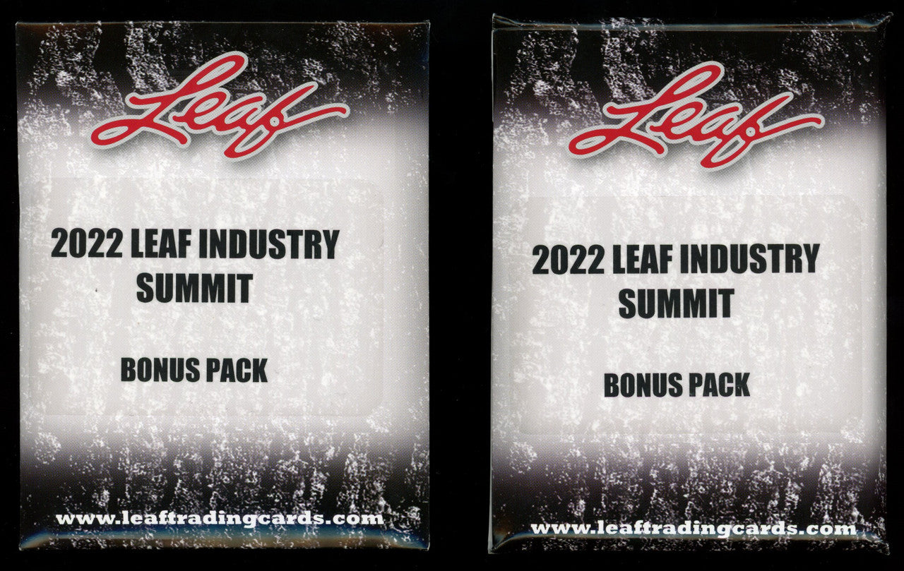 2022 Leaf Industry Summit Bonus Packs Lot Of 2