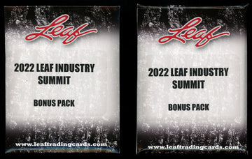 2022 Leaf Industry Summit Bonus Packs Lot Of 2