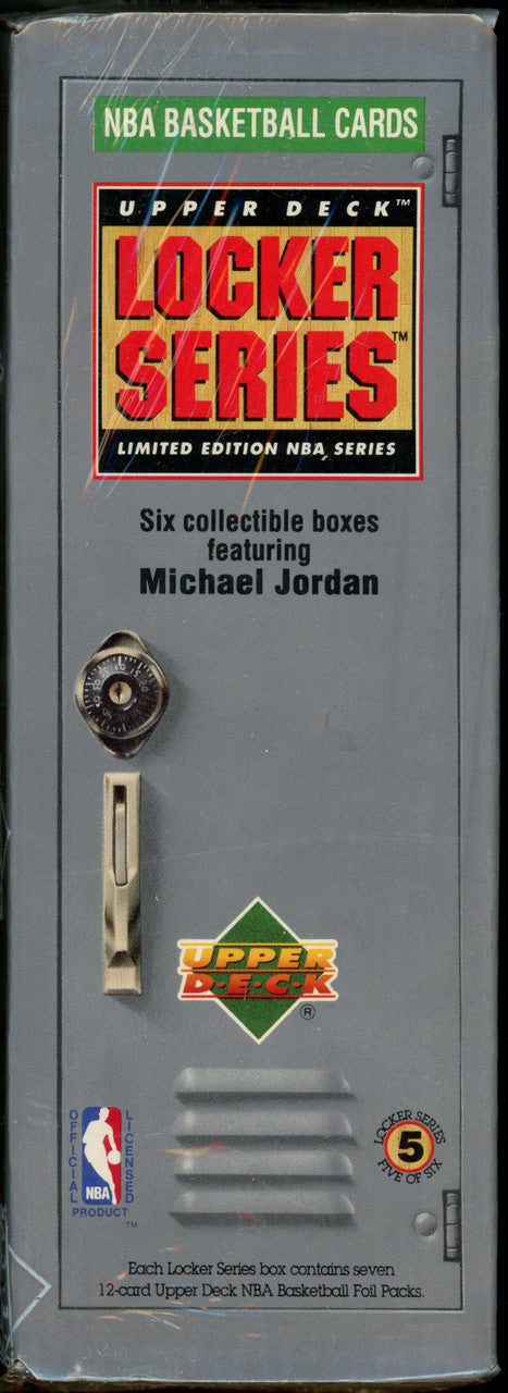 1991/92 Upper Deck Basketball Michael Jordan Locker Series 6-Box Set Sealed