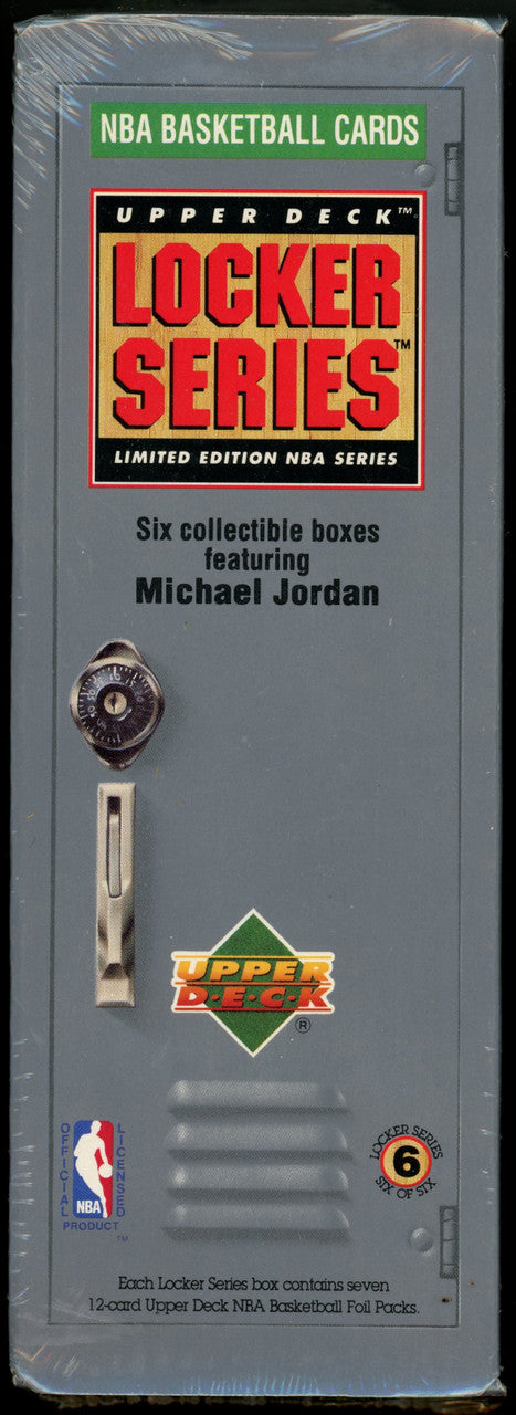 1991/92 Upper Deck Basketball Michael Jordan Locker Series 6-Box Set Sealed