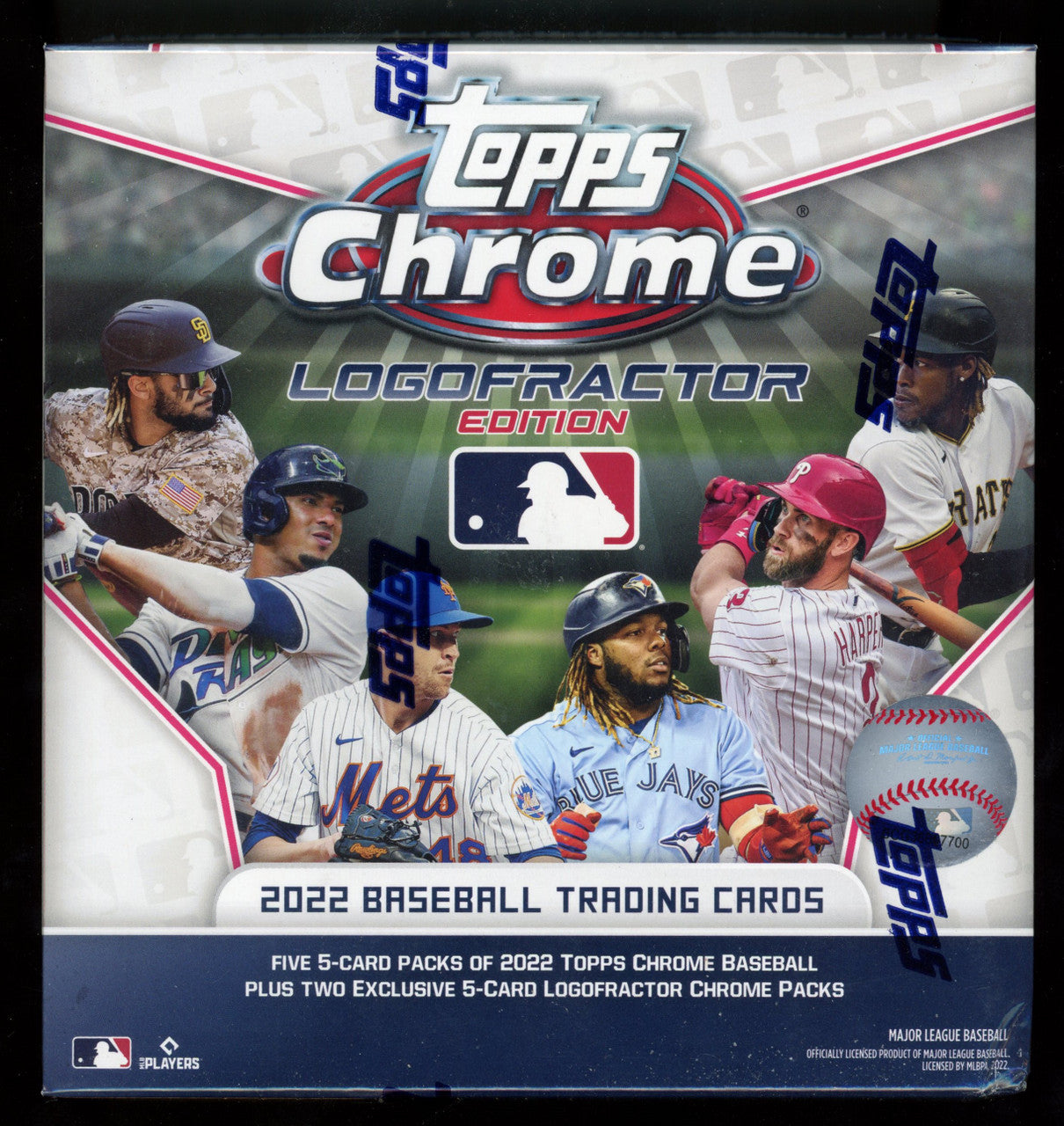2022 Topps Chrome Baseball Logofractor Hobby Box