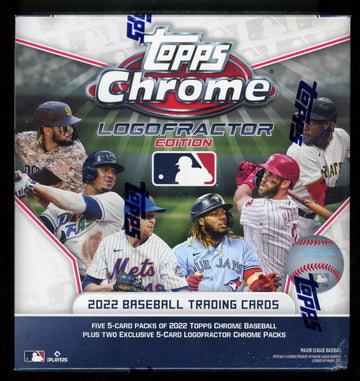 2022 Topps Chrome Baseball Logofractor Hobby Box