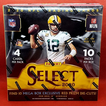 2020 Panini Select Football Mega Box Walmart
