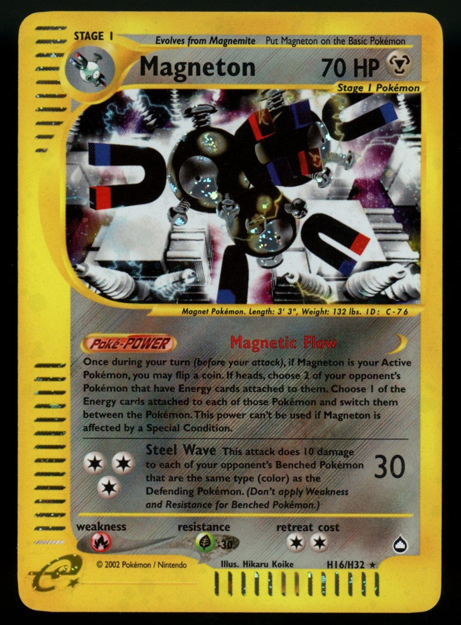 Pokemon Magneton Aquapolis Holo #H16/H32