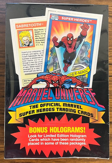 1990 Impel Marvel Universe Series 1 Trading Cards Factory Sealed Box