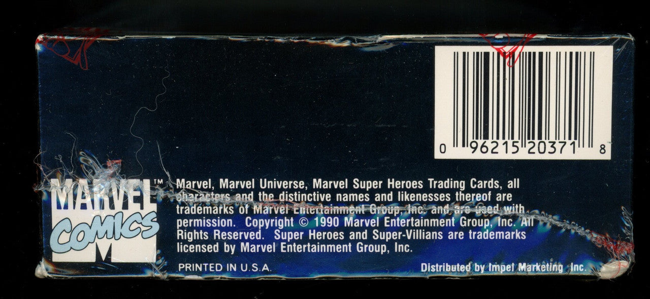 1990 Impel Marvel Universe Series 1 Box BBCE Wrapped And Sealed