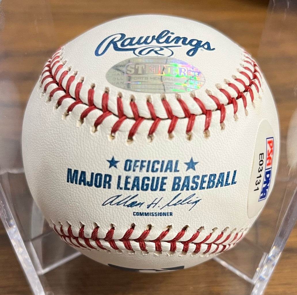 Willie Mays Signed Autographed Baseball Steiner PSA