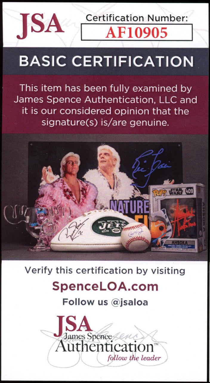 1985 Star Co. Tim McCormick All-Rookie #10 Auto JSA