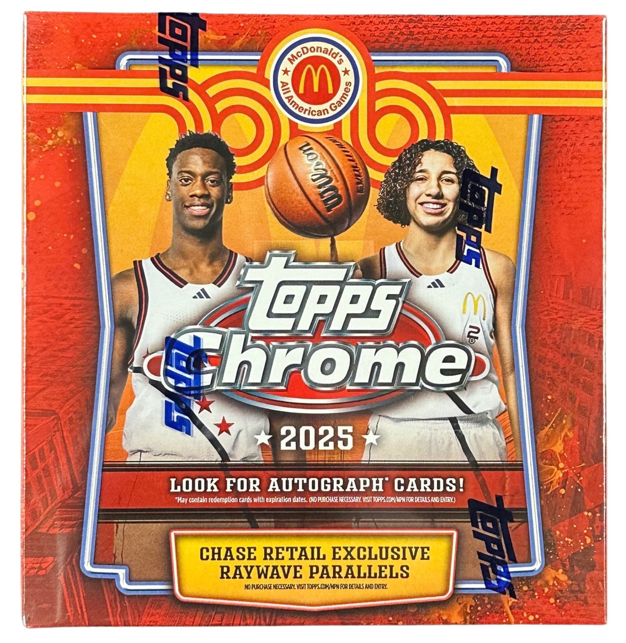 2025 Topps Chrome McDonald's All American Basketball Mega Box