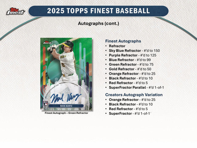 2025 Topps Finest Baseball Hobby Case (8)