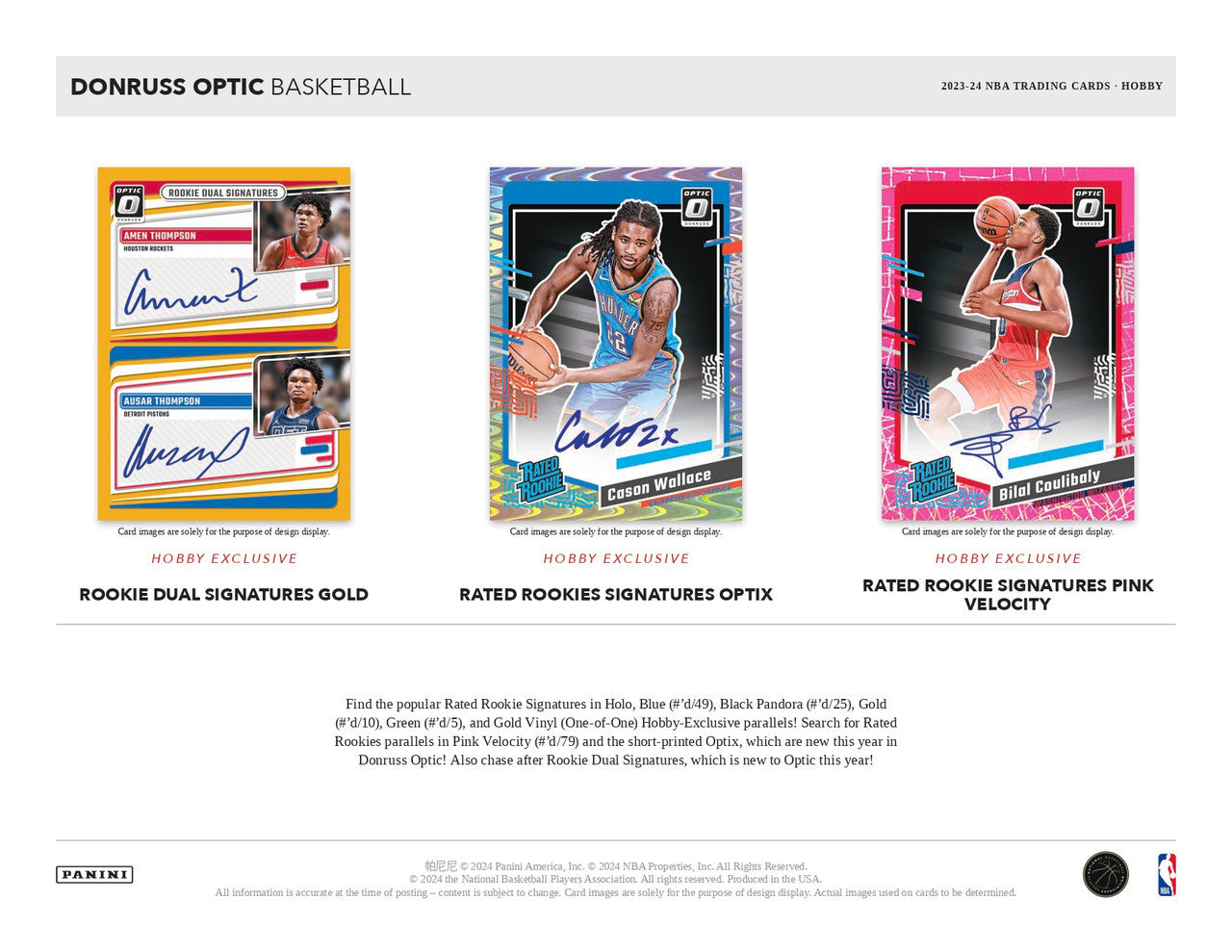 2023/24 Panini Donruss Optic Basketball Hobby Case (12)