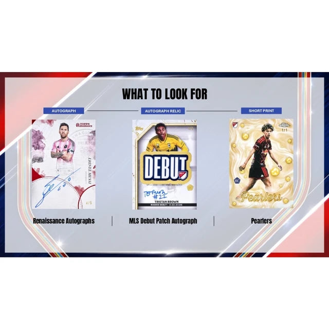2026 Topps MLS Chrome Soccer Blaster Box