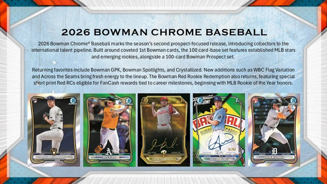 2026 Bowman Chrome Baseball Delight Box