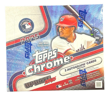 2025 Topps Chrome Update Series Baseball Jumbo Hobby Box